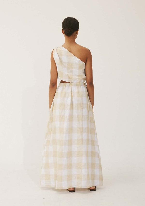Linen Splice Dress